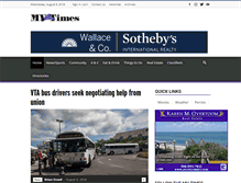 Tablet Screenshot of mvtimes.com
